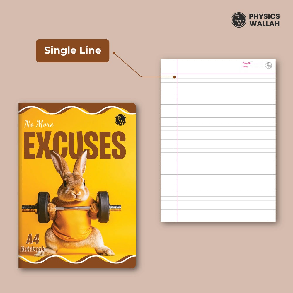 400 Pages A4 Ruled Notebook Pack of 4 - Image 1