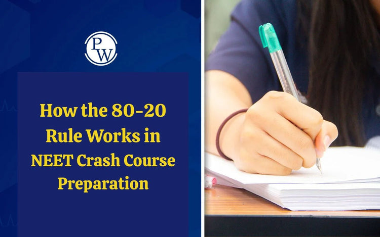 How the 80-20 Rule Works in NEET Crash Course Preparation