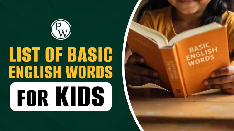 List of Basic English Words for Kids