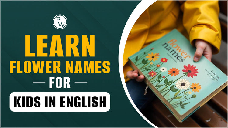 Learn Flower Names for Kids in English