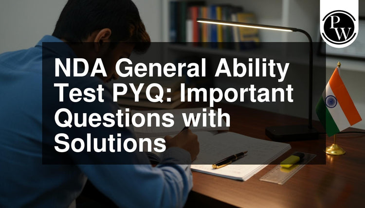 NDA General Ability Test PYQ