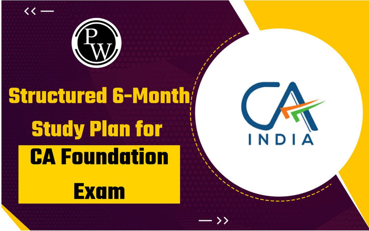 Structured 6-Month Study Plan for CA Foundation Exam