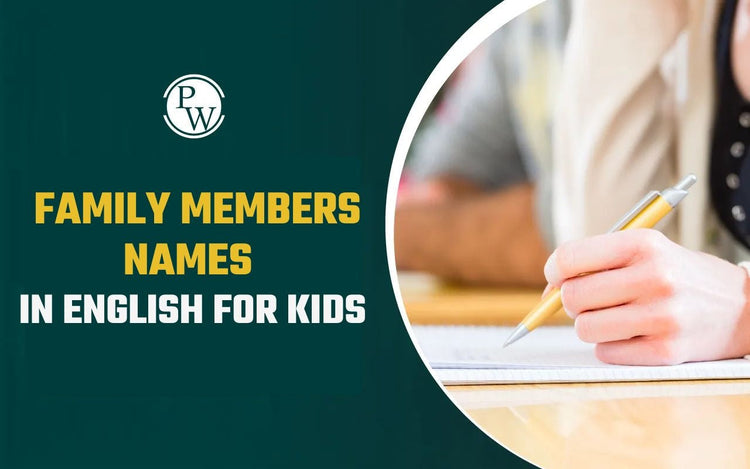 Family Members Names in English for Kids