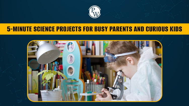 5-Minute Science Projects for Busy Parents and Curious Kids