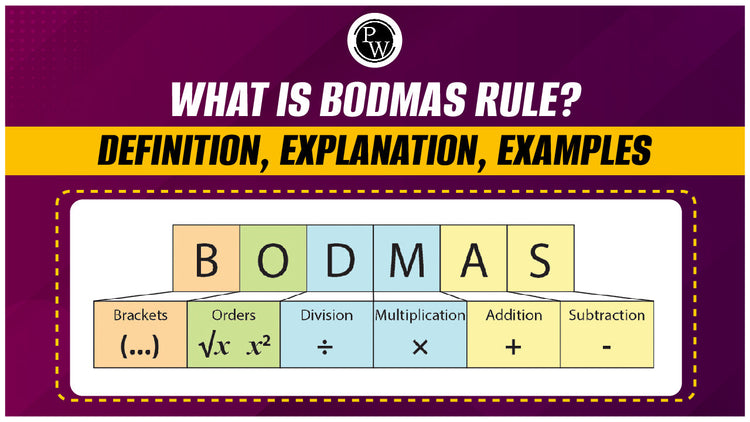 What is BODMAS Rule? Definition, Explanation, Examples