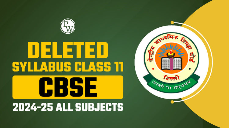 Deleted Syllabus Class 11 CBSE 2024-25 All Subjects