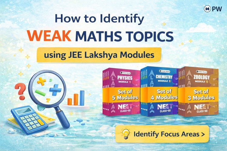 How to Identify Weak Maths Topics Using JEE Lakshya Modules