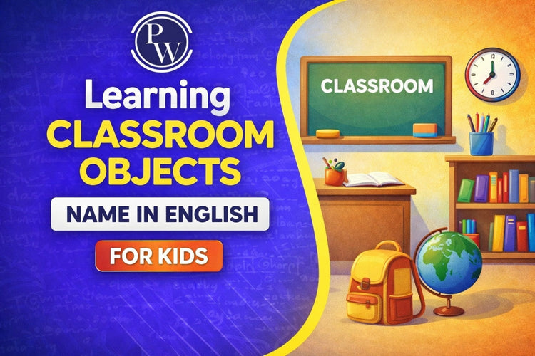 Learning Classroom Objects Name in English for Kids
