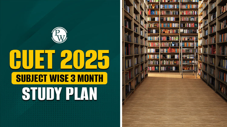 CUET 2025 Subject Wise 3 Month Study Plan