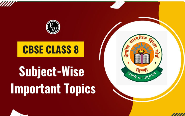 CBSE Class 8 Subject-Wise Important Topics