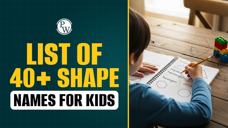 List of 40+ Shape Names for Kids