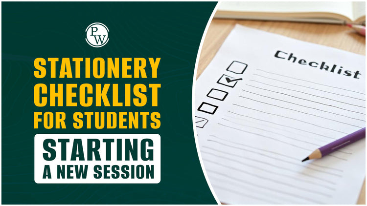 Stationery Checklist for Students Starting a New Session
