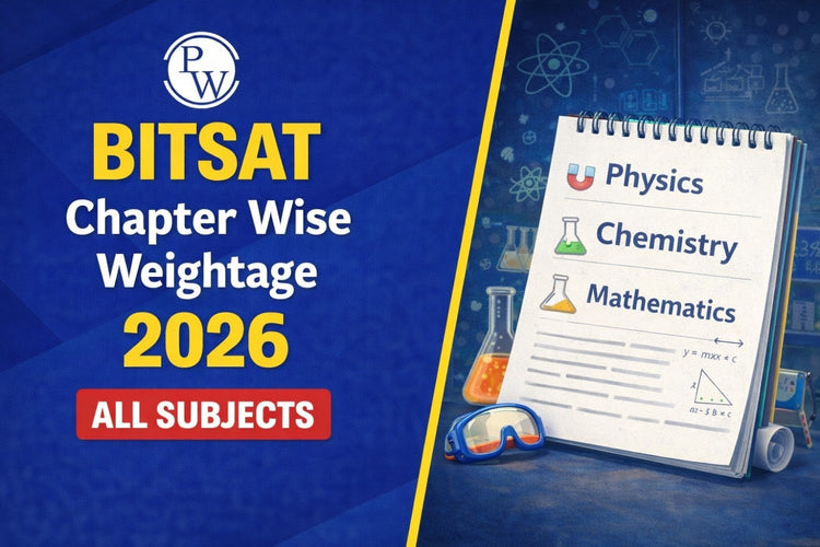 BITSAT Chapter Wise Weightage 2026 for all Subjects