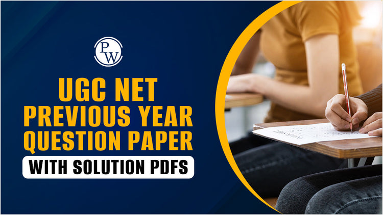 UGC NET Previous Year Question Paper with Solution PDFs