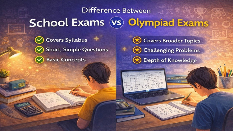 Difference Between School Exams and Olympiad Exams