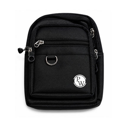 Sling Bag | Compact Crossbody Bag with 3 Zip Compartments | Lightweight One Shoulder Side Pouch for Exams, Travel, College & Daily Use