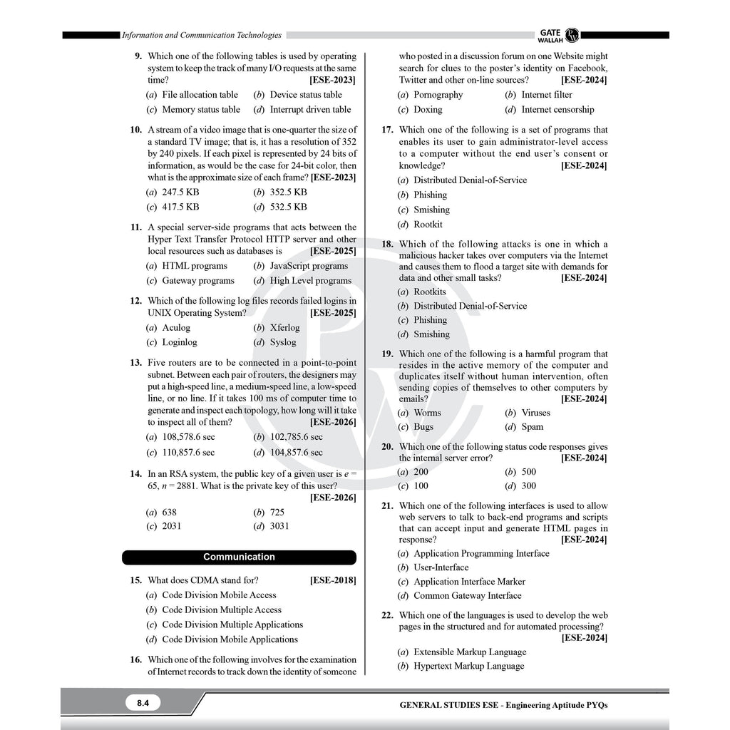 UPSC ESE 2027 Topicwise Previous Years Solved Questions Mechanical Engineering Preliminary Examination Volume 1 & 2 and General Studies & Engineering Aptitude Combo Set of 3 Books