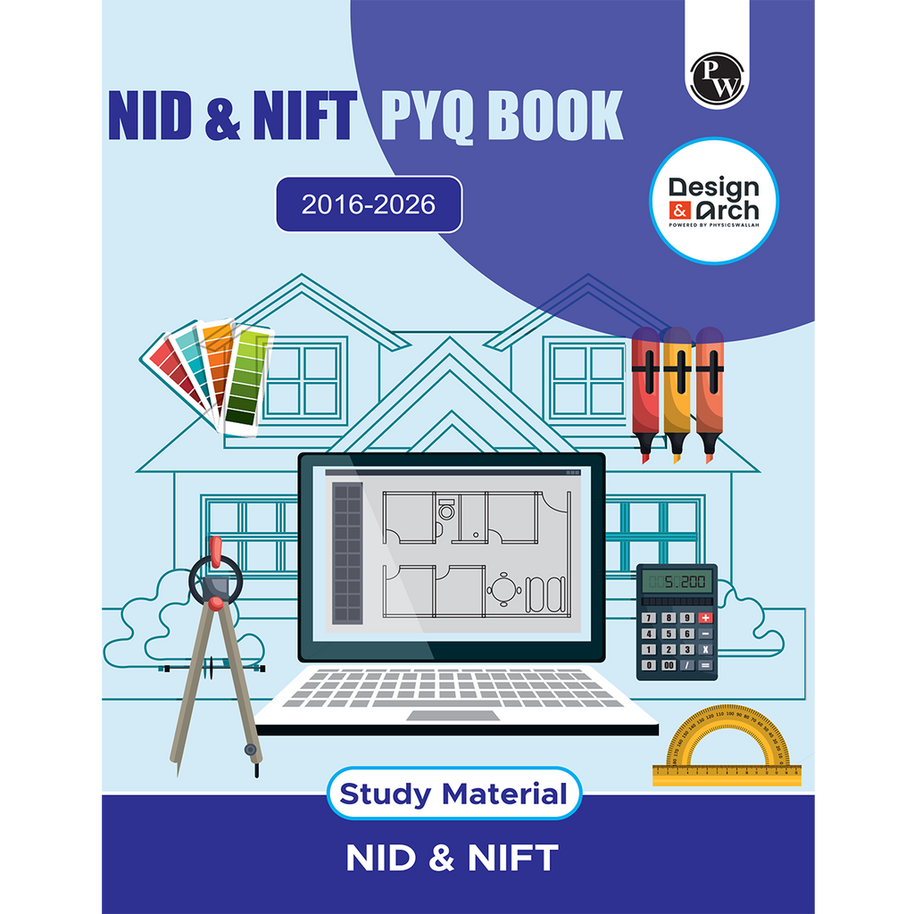 PW NID & NIFT PYQ BOOK 2026 - 2016 | Latest Syllabus Coverage with Detailed Explanations