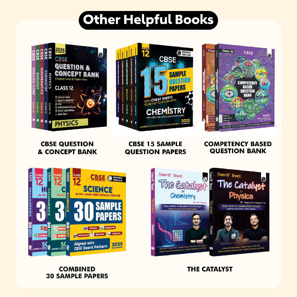 CBSE Question & Concept Bank (QCB) Class 12 Physics Chapter-wise and Topic-wise Solved Questions For 2026 Exams with 50% Competency Based Question