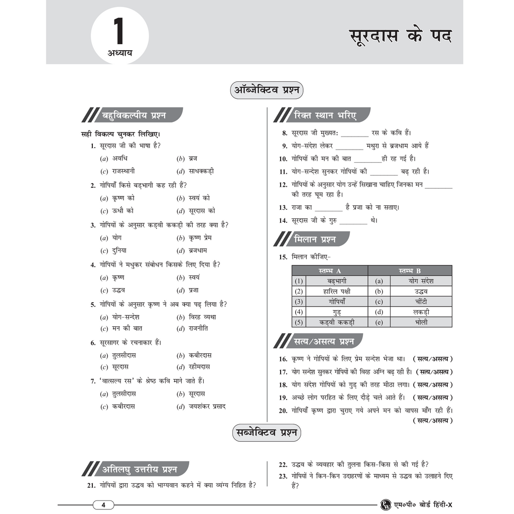 Class 10 MP Board Pariksha Sathi (Hindi Medium) Science, Maths, Social Science, English & Hindi Combo Set of 5 Books For 2027 Exam | Chapterwise Mind Maps & PYQs | For Quick Revision