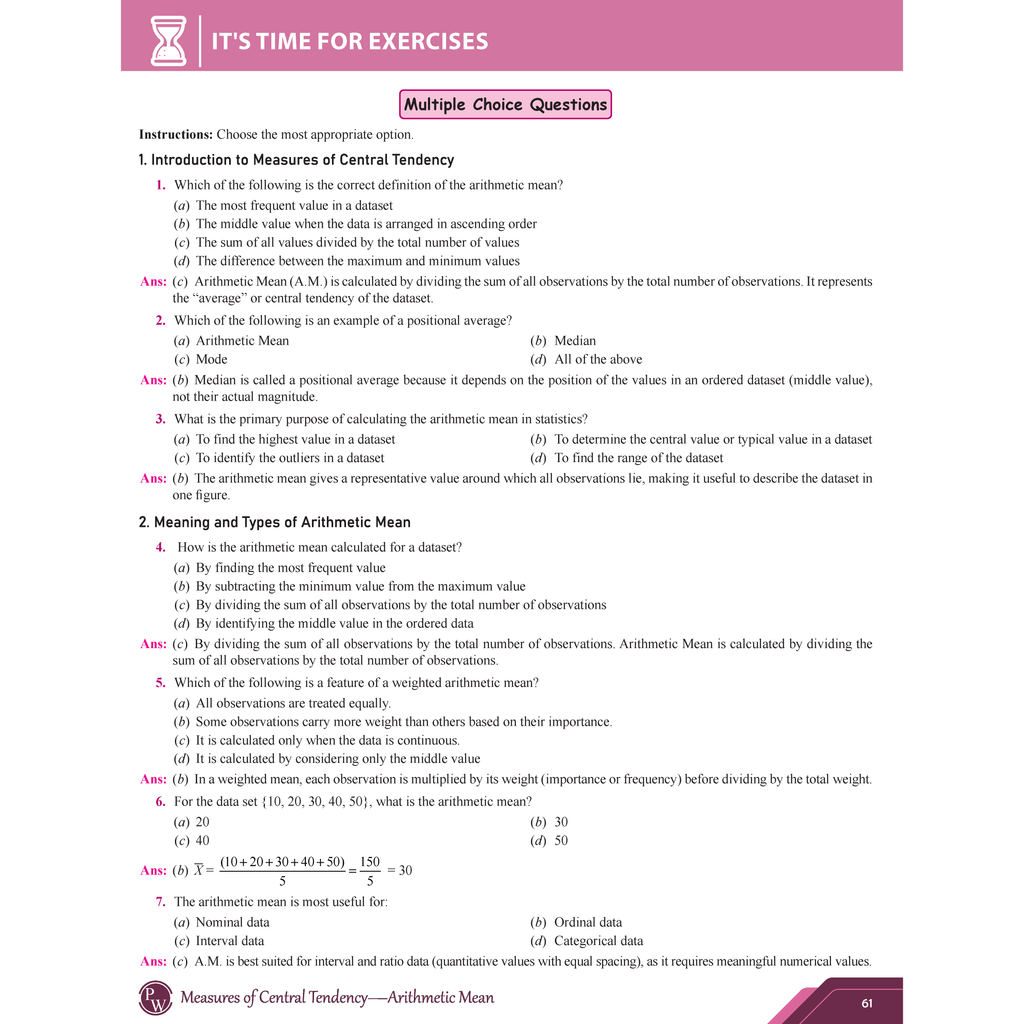 PW CBSE Question & Concept Bank (QCB) Class 11 Microeconomics & Statistics for Economics Combo Set of 2 Books Chapter-wise and Topic-wise Solved Questions For 2026 Exams