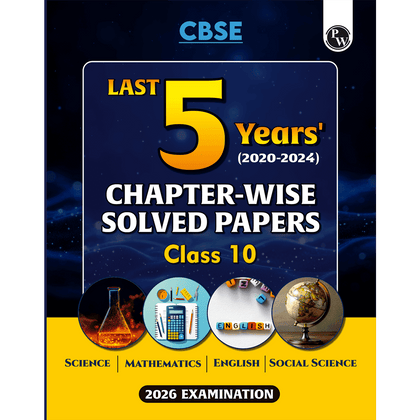CBSE Class 10 Last 5 Years' (2020 - 2024) Chapterwise Solved Papers For 2026 Exams | Science, Mathematics, English, Social Science