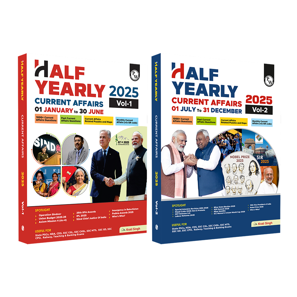 Half Yearly Current Affairs Magazine Vol 1 & 2 Jan to Dec 2025 By Krati Singh | For SSC, Banking, Teaching, Railway, Defence and Other Competitive Exams 2026-27 English Edition