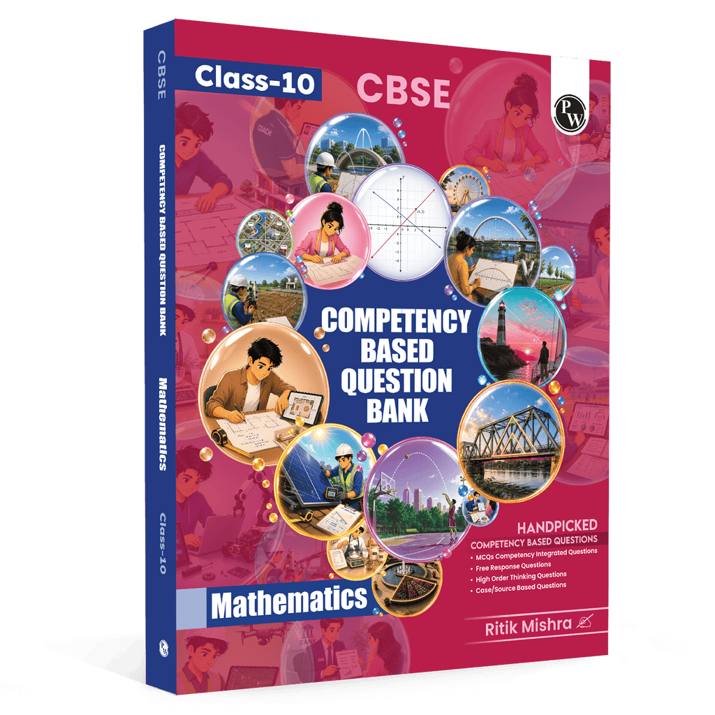CBSE Class 10 Competency Based Question Bank Mathematics By Ritik Sir For 2027 Board Exams | 400+ Real-life Application based Questions | Higher Order Thinking MCQs & Case-Based Ques