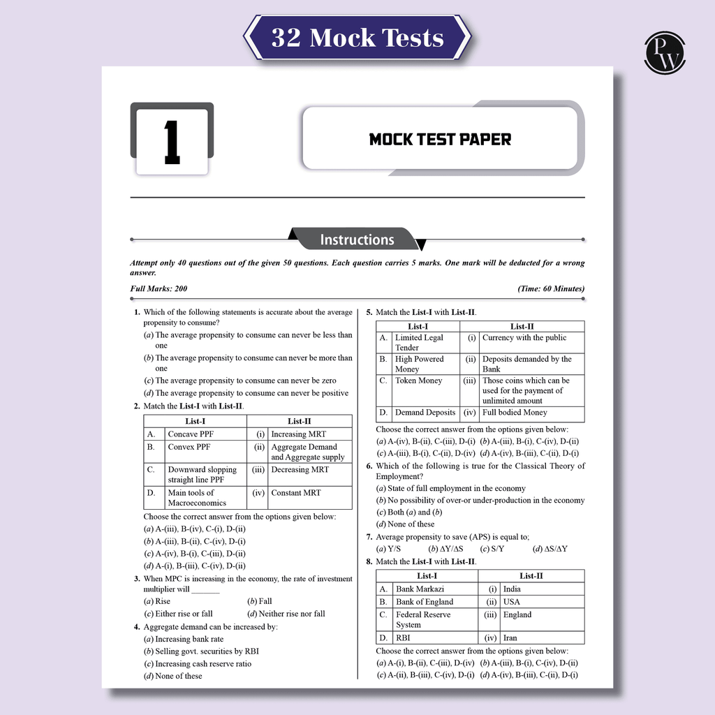 NTA CUET UG Humanities Mock Test & Past Year Papers Combined (Political Science, Economics, Geography, History) For 2025 Exams | Based on Latest CUET UG Guidelines