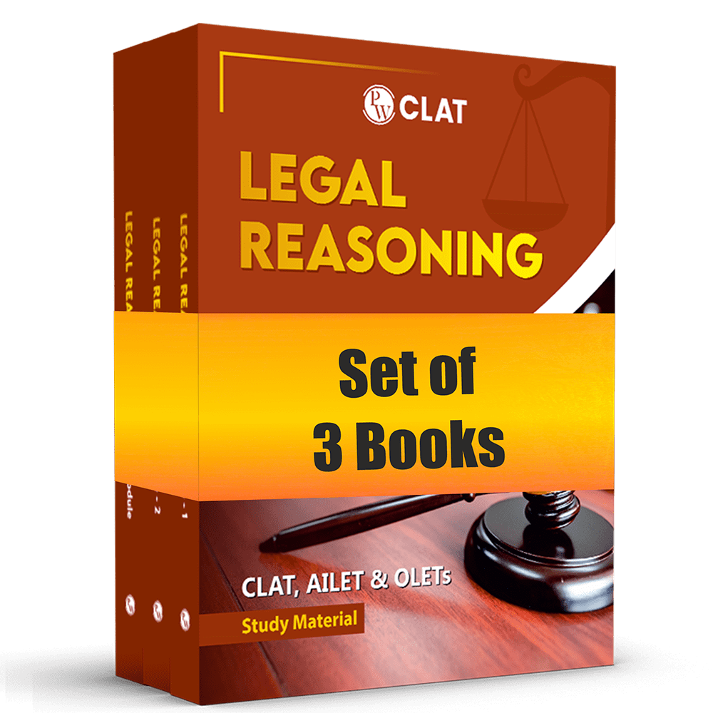CLAT Complete Legal Reasoning Module Set of 3 For CLAT, AILET & OLETs Exams 2026 Latest Edition