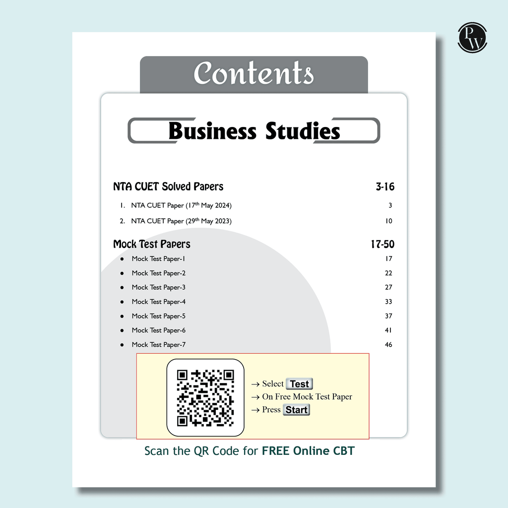 NTA CUET UG Commerce Combined Mock Test & Past Year Papers (Accountancy, Business Studies, Economics, Maths) For 2025 Exams, NTA-like Test Booklet with OMR Sheet, FREE Online CBT--