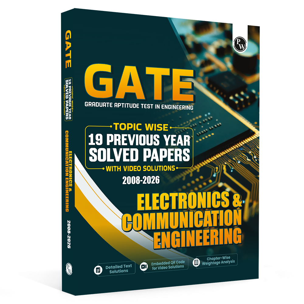 GATEWALLAH Electronics & Communication Engineering Topicwise Previous Year Solved Papers (2026 - 2008) with Video Solutions For 2027 Exams | Detailed Text Solutions