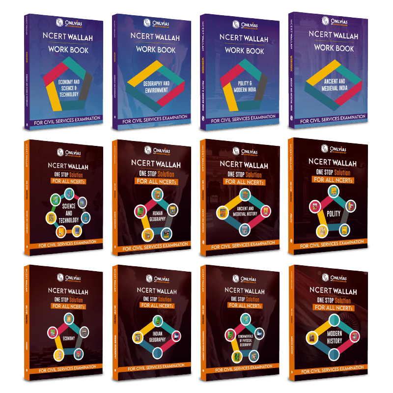 NCERT Summary Books | Workbook and Theory book | Chapter-wise Prelims and Mains Questions for Practice Set of 12 Books