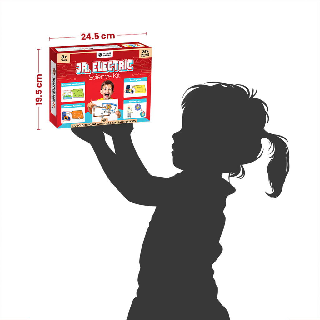Jr. Electric Science Kit – Electric Kit for Kids | Science Kit with 20+ Experiment | Fun Learning Toys Experiment Kit & Educational Kit for Kids | Return gifts for kids birthday party Ages 8-12