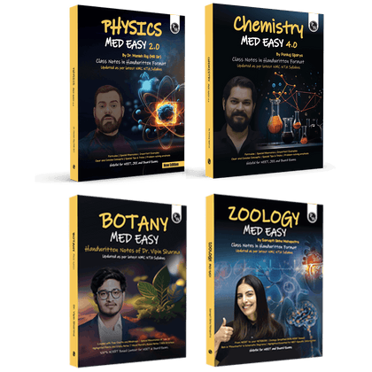 PW Med Easy Handwritten Notes Physics, Chemistry, Botany & Zoology For NEET/JEE and Board Exams 2026-27 | Flowcharts, Formulas, Tips & Tricks, Schematic Diagrams