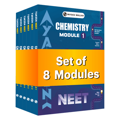 PW Yakeen For NEET Droppers Chemistry Modules with Solutions Combo Set of 8 Books (2026 Edition)