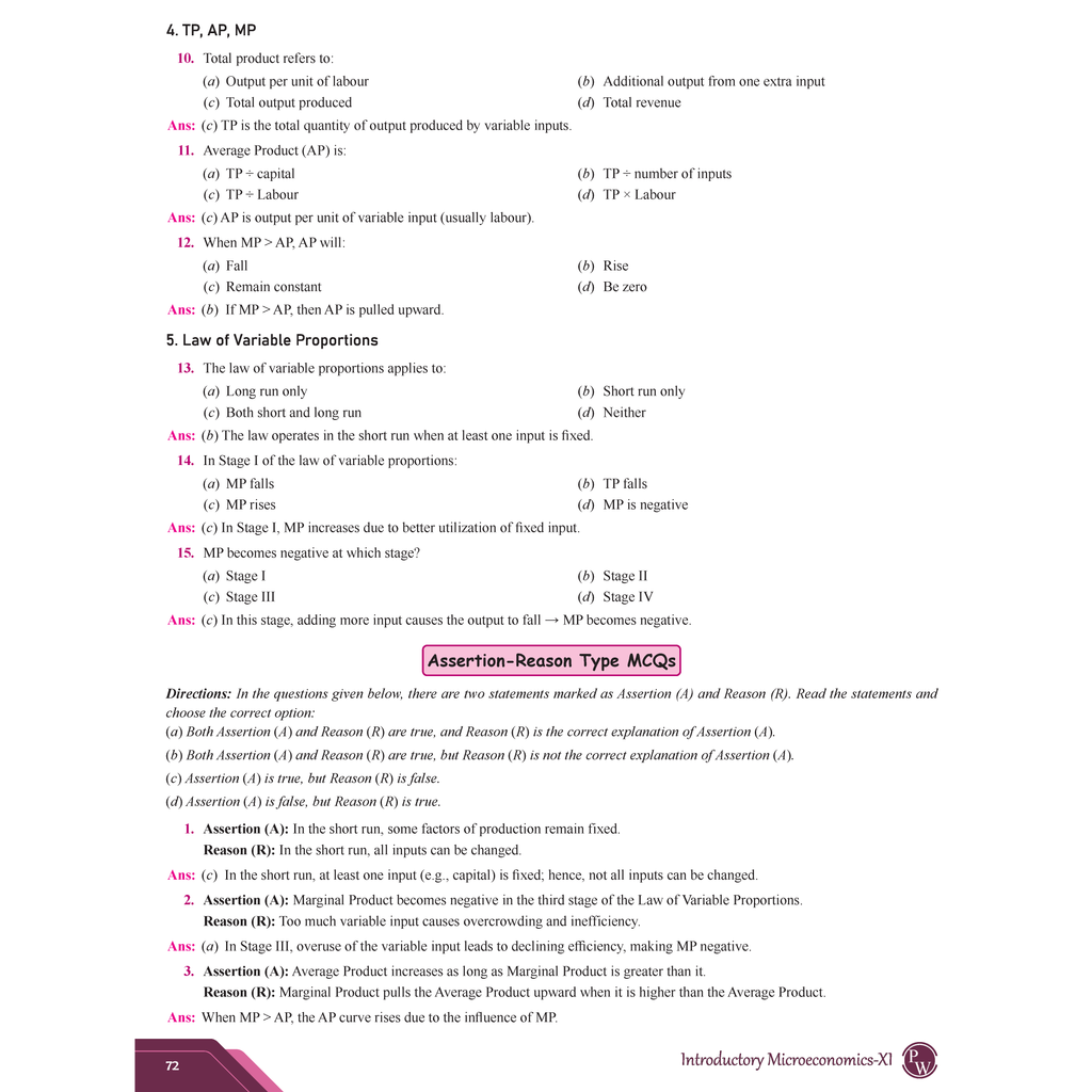 CBSE Question & Concept Bank (QCB) Class 11 Introductory Microeconomics Chapter-wise and Topic-wise Solved Questions For 2026 Exams with Competency Based Question