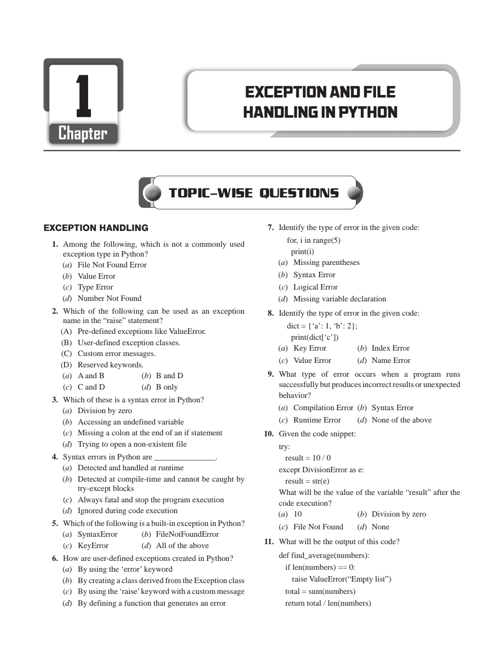 CUET (UG) Computer Science/ Informative Practice 2024 Chapterwise & Topicwise Question Bank with Past Year Questions and Mock Test