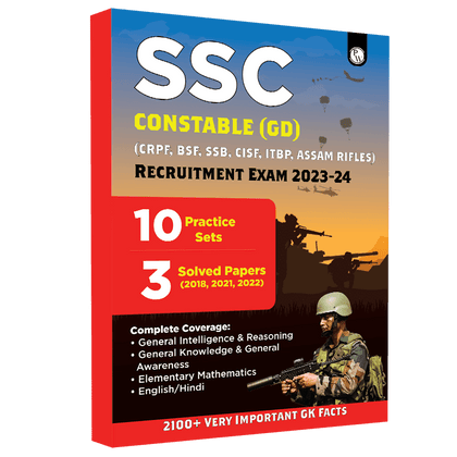 SSC GD Constable Practice Sets & Past Year Solved Papers