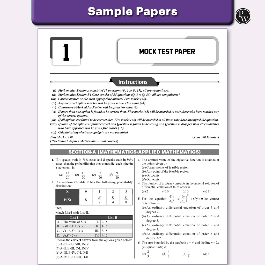 CUET (UG) Mathematics Chapterwise & Topicwise Question Bank for 2026 Exam | Theory & Exercise with Past Year Questions (2025-2022) PYQ and Mock Tests