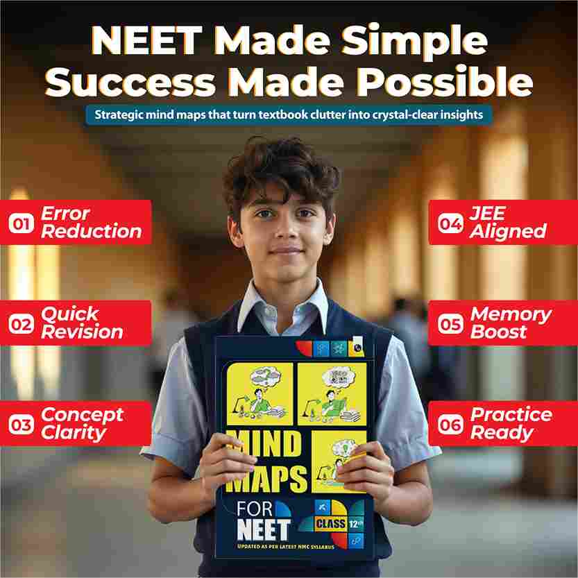 NEET Mind Maps for Class 12th (Paperback) l Complete Coverage of Physics, Chemistry and Biology l Intractive Mind Maps, Important Concept & Formula