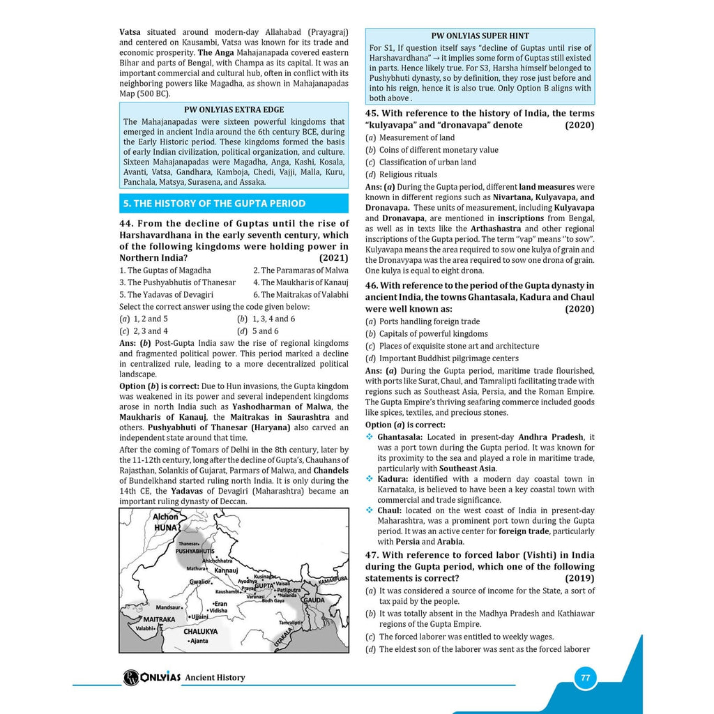 PW UPSC Prelims PYQ - OnlyIAS UPSC Prelims Previous Year Solved Papers (2026–1995) | 32 Years Topicwise GS PYQs with 3400+ MCQs & Detailed Explanations | Civil Services IAS Book English Medium | UPSC Books 2027