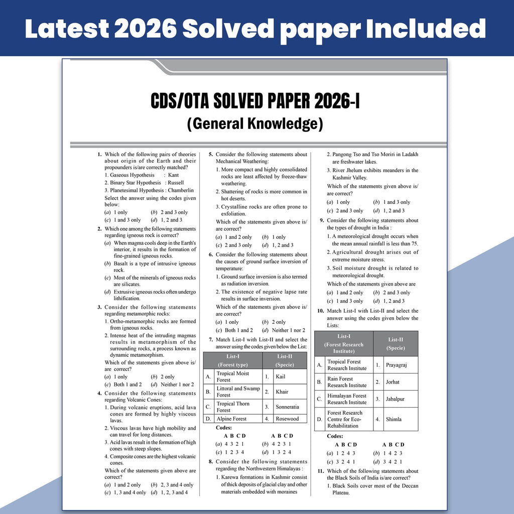Viraat CDS OTA Book 2026 General Knowledge, Mathematics & English Combo Set of 3 | PYQ (2026-21) | Latest 2026 Solved Paper | Chapterwise Theory, Solved Examples, Practice Exercises