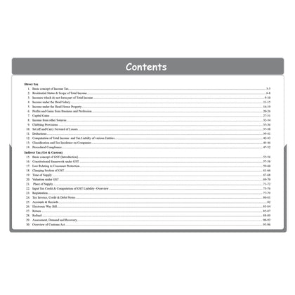 CS Executive Chart Books Quick Revision Guide Tax Laws and Practice (Module 2)