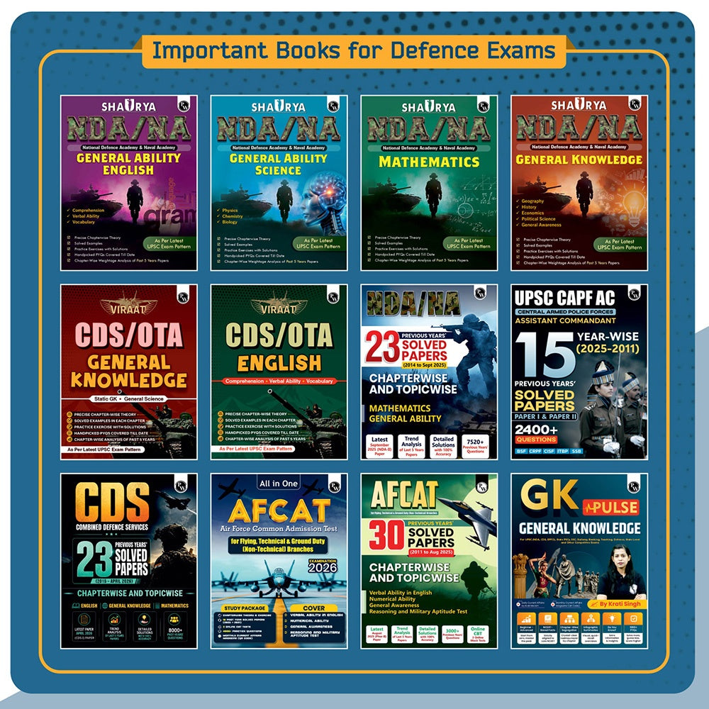 Viraat CDS OTA Book 2026 Mathematics | PYQ (2026-21) | Latest 2026 Solved Paper | Chapterwise Theory, Solved Examples, Practice Exercises & Past Year Questions