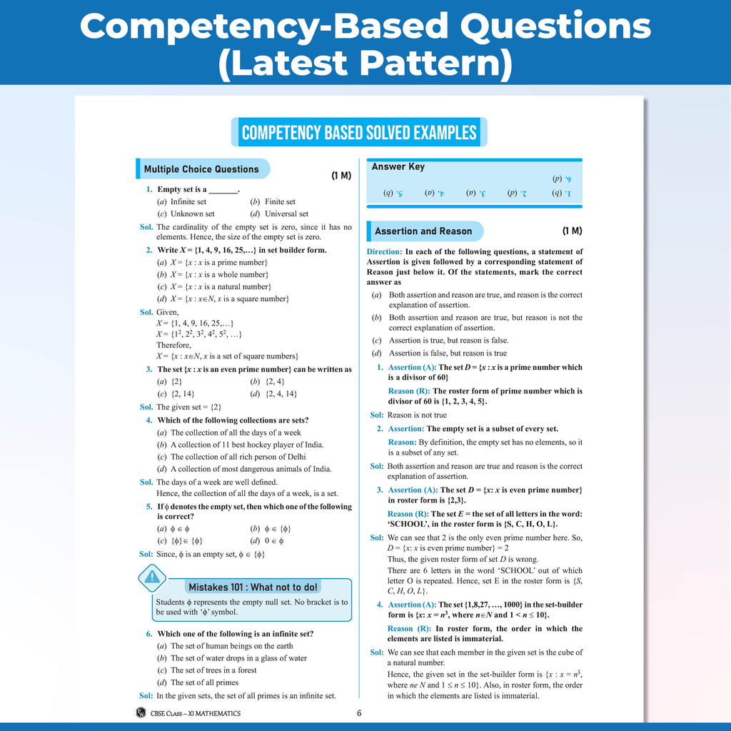 PW CBSE Class 11 Question & Concept Bank (QCB) Mathematics Chapter-wclass 11 maths question bankise and Topic-wise Solved Questions For 2027 Exams with Competency Based Question