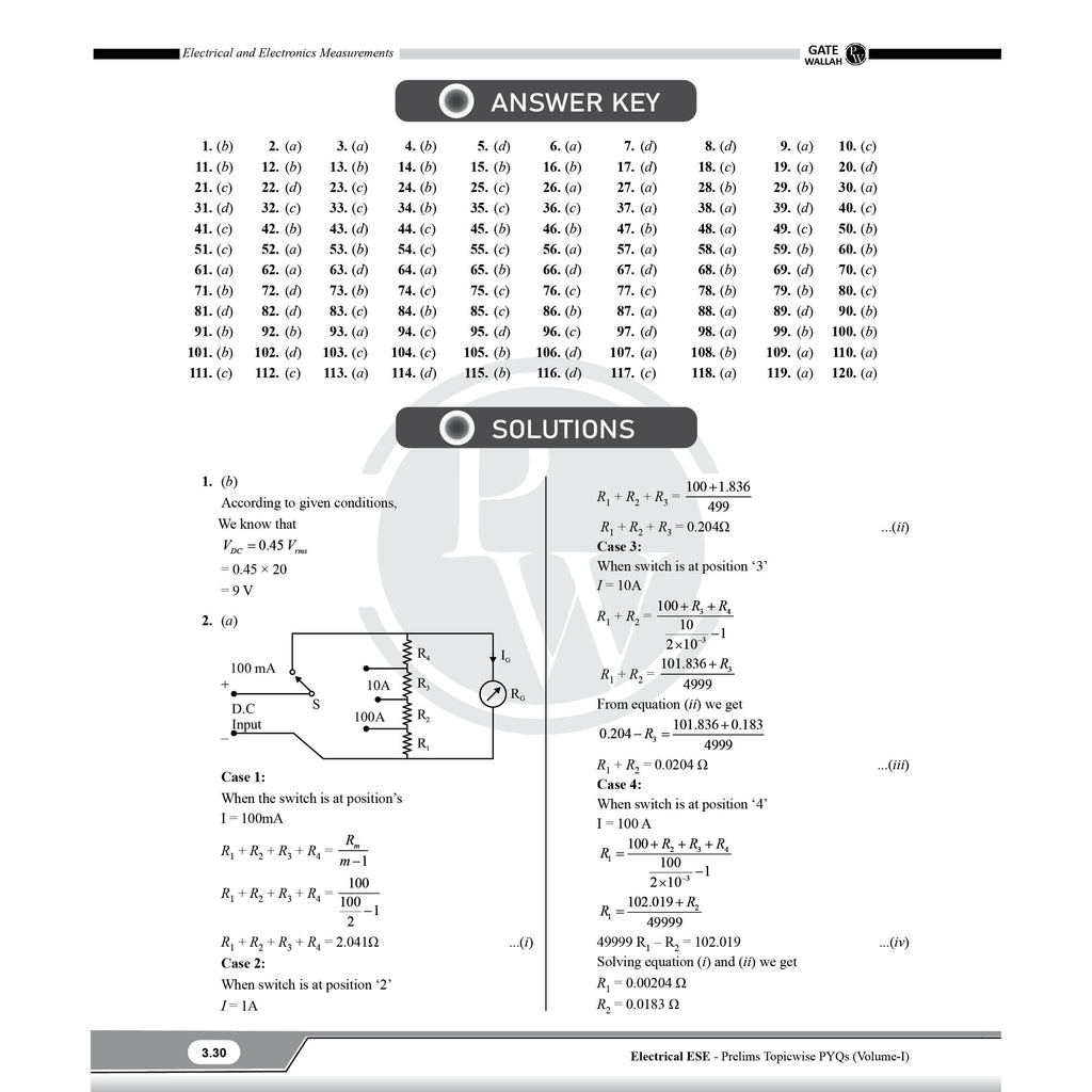UPSC ESE 2027 Topicwise Previous Years Solved Questions Electrical Engineering Preliminary Examination Volume 1 & 2 and General Studies & Engineering Aptitude Combo Set of 3 Books