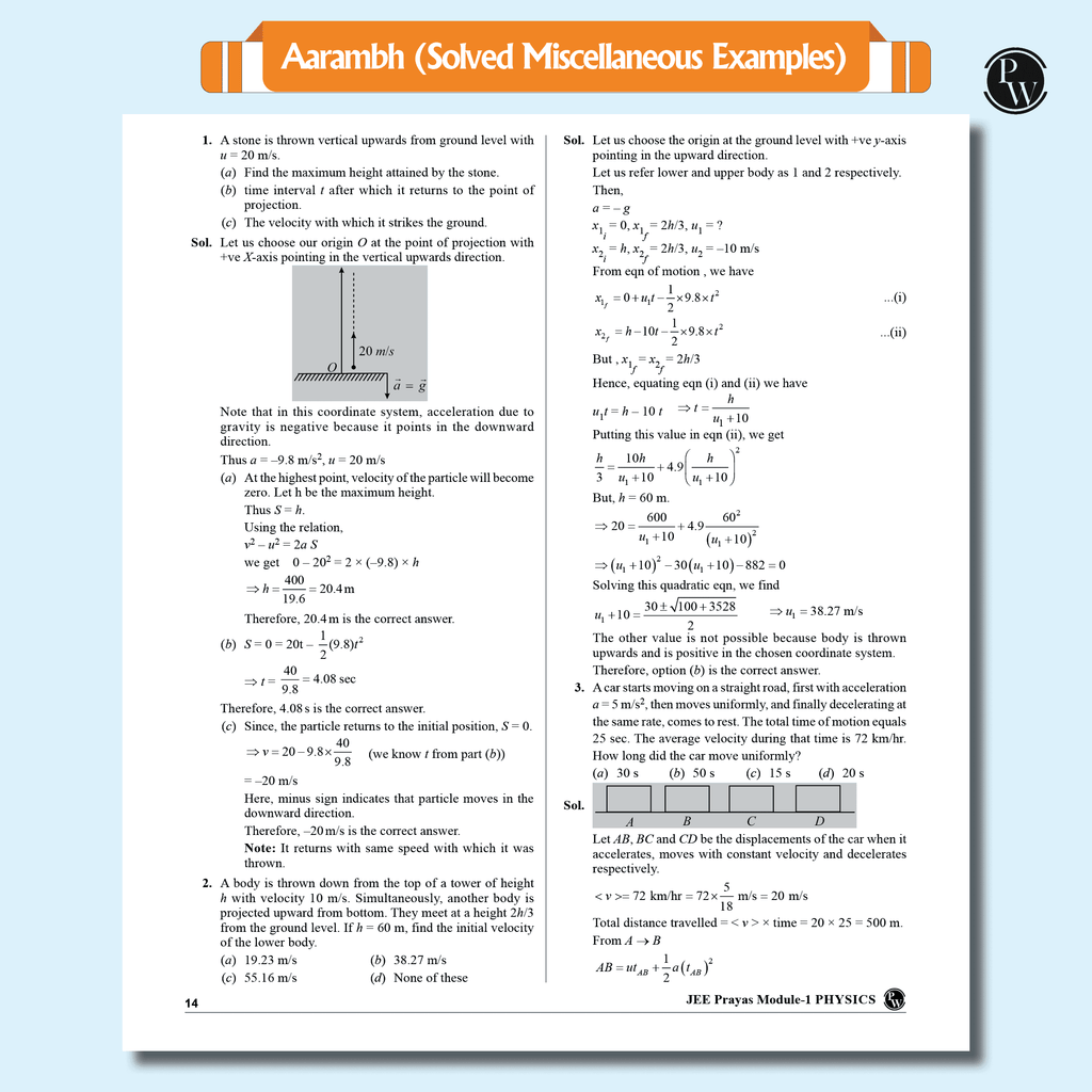 Prayas For JEE Main & Advanced Droppers Physics, Chemistry and Mathematics Modules with Solutions Combo Set of 24 Books (2025 Edition)