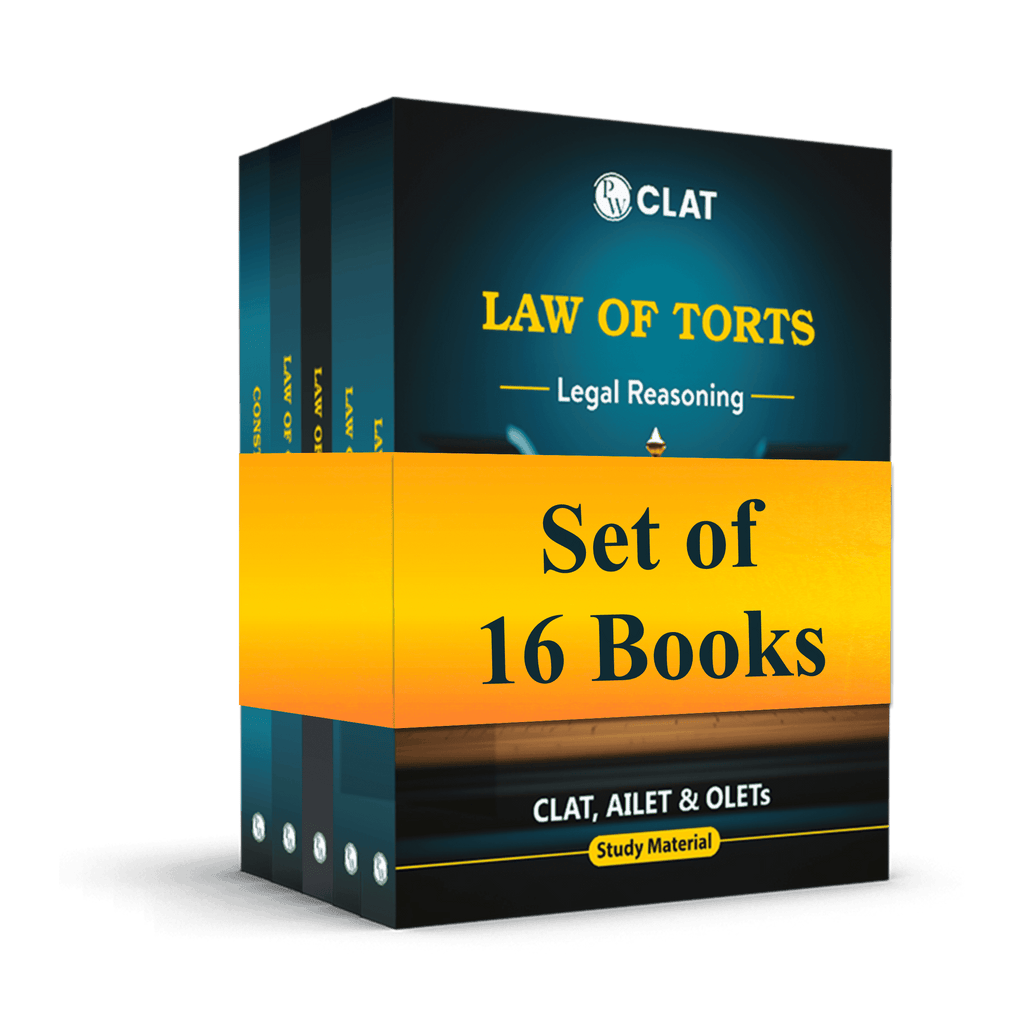 CLAT Complete Legal Reasoning Module Set of 16 For CLAT and OLETs Exam 2025 Latest Edition