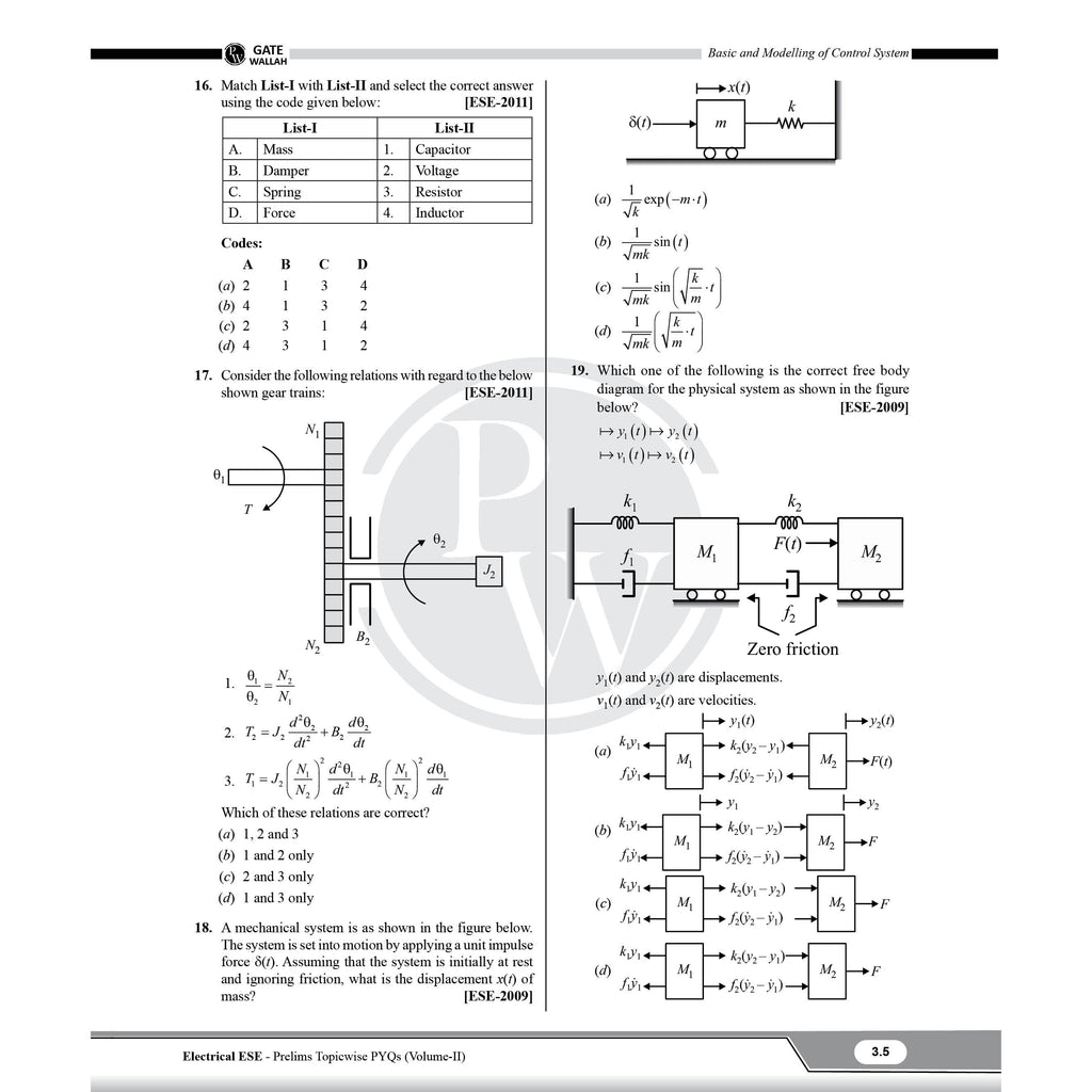 UPSC ESE 2027 Topicwise 28 Previous Years Solved Questions Electrical Engineering Preliminary Examination Volume 1 & 2 Combo Set of 2 Books